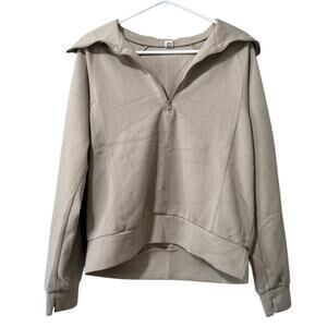 Prinbara Women Size Small Sweatshirt & Sweatpants Set Long Sleeve Zipper Stretch